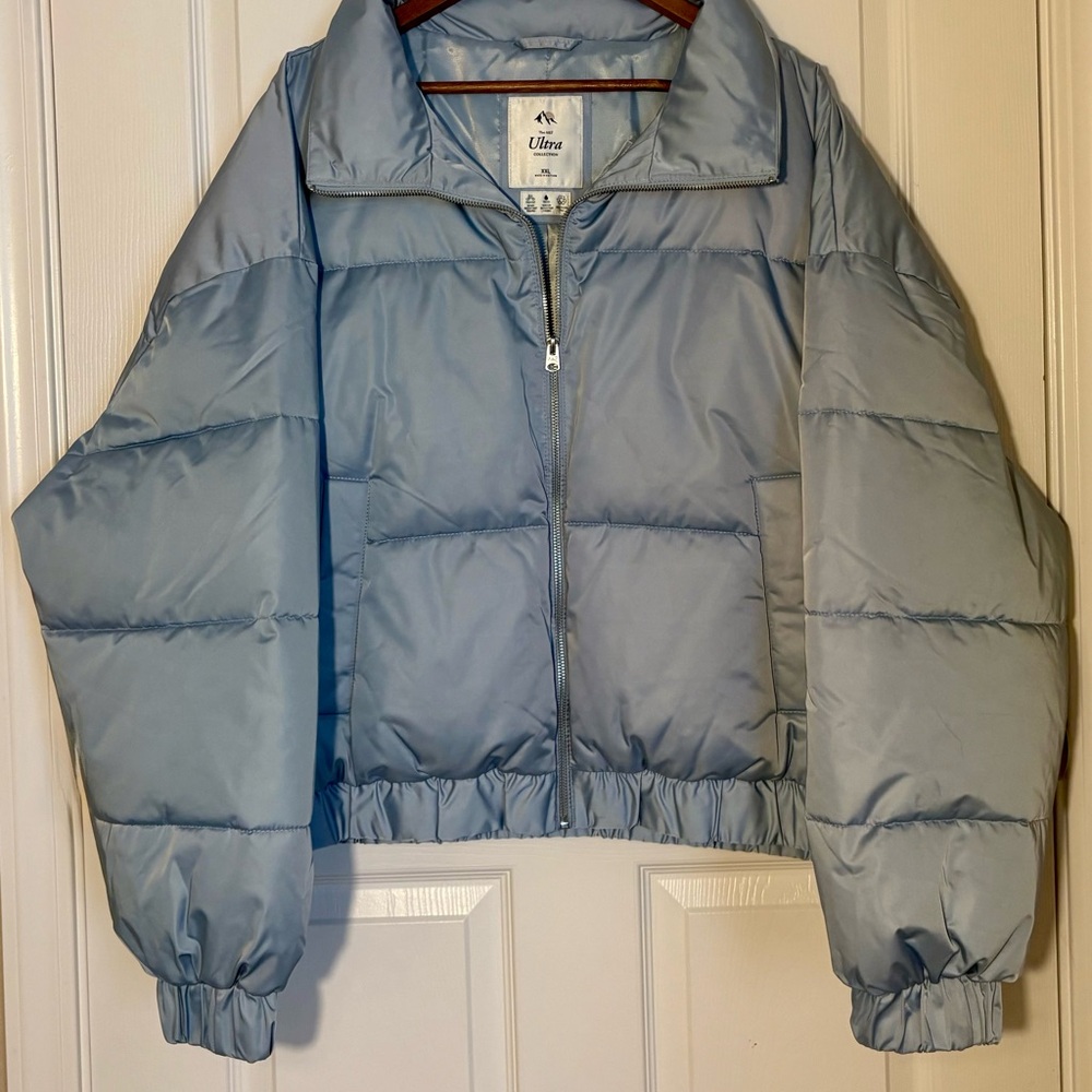 NWOT Abercrombie & Fitch Ultra Collection Cropped Puffer Jacket size XXL - Picture 2 of 5